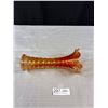 Image 2 : Very Nice Carnival Glass Vase 10in