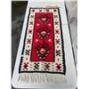 Image 1 : Vintage Turkish Rug Flat Weave Design Multicolour100% Wool 4t long