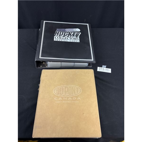 2 Binders of Upper Deck & Pro Set Hockey Cards
