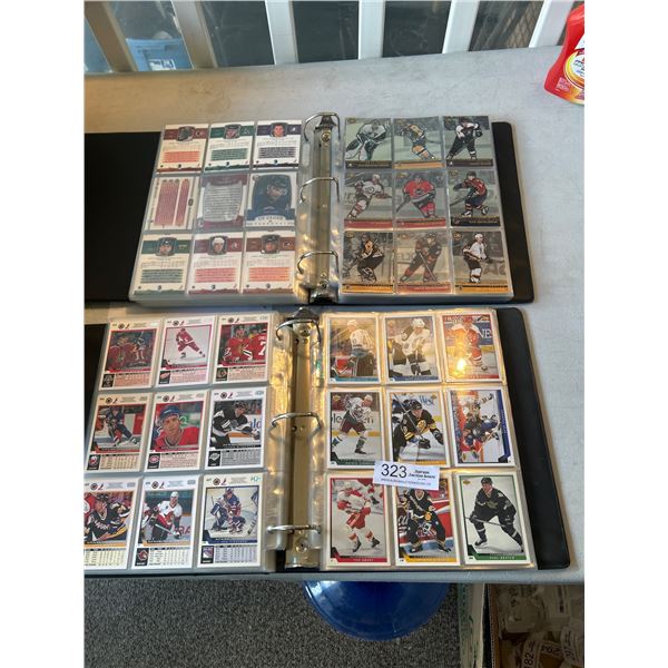 2 Binders of Upper Deck & In The Game Hockey Cards