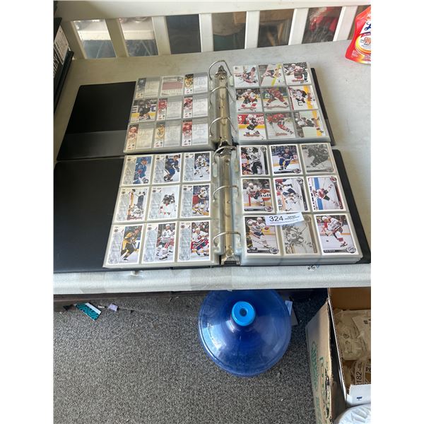 2 Binders of Upper Deck & Bowman Hockey Cards