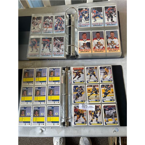 2 Binders of Upper Deck & Fleer Hockey Cards