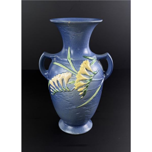 Roseville Freesia 127-12 Pottery Vase