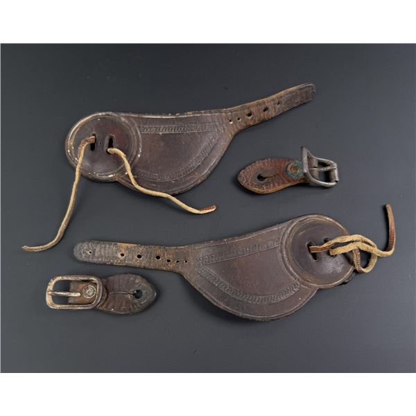 Antique Montana Cowboy Spur Straps