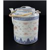 Image 4 : Chinese Porcelain Teapot in Basket