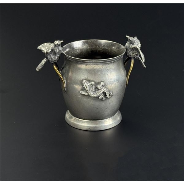Stix & L'Allemand Silver Plate Toothpick Holder