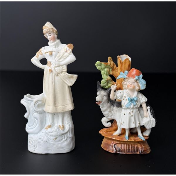 Bisque Victorian Figurines