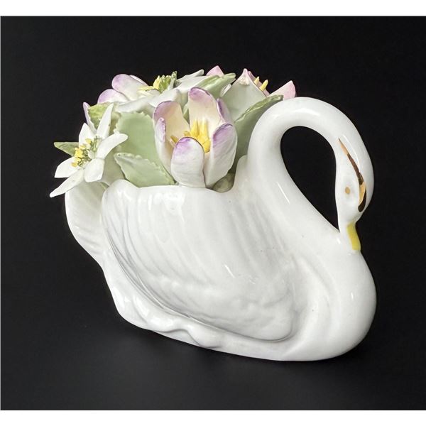 Royal Doulton Bone China Swan Figurine