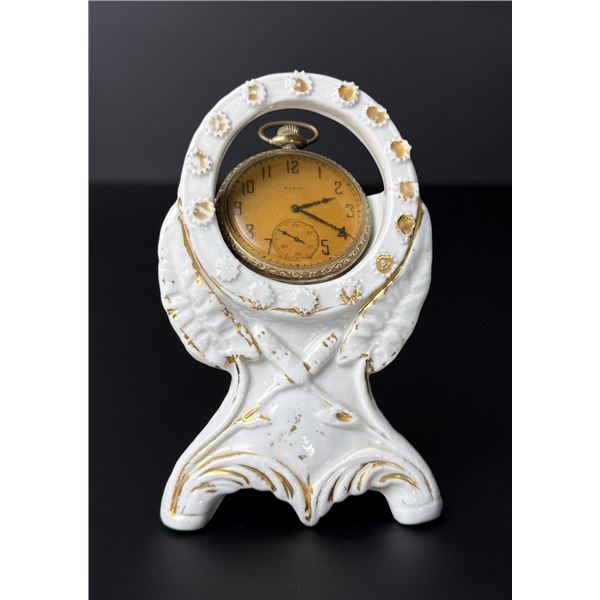 Elgin 14K Gold Filled Model 3 Pocket Watch