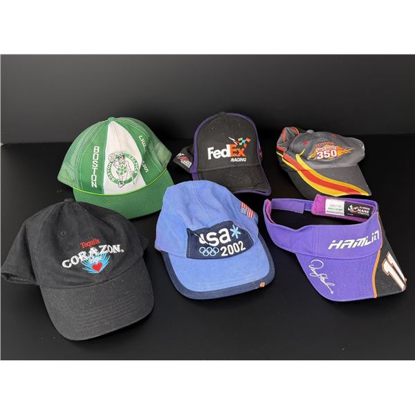 Vintage Collectible Racing and Sports Hats