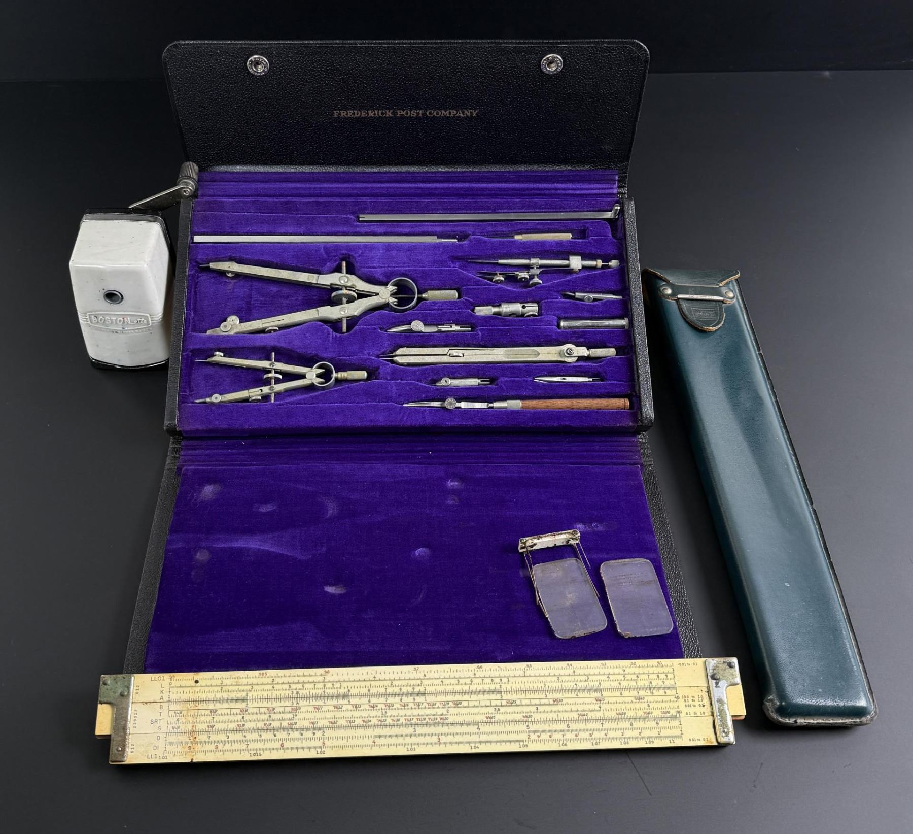 Frederick Post Company Drafting Instrument Set