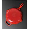 Image 2 : Le Creuset 9 Inch Cerise Red Skillet