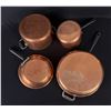 Image 3 : All Clad Copper Pots and Pans Set