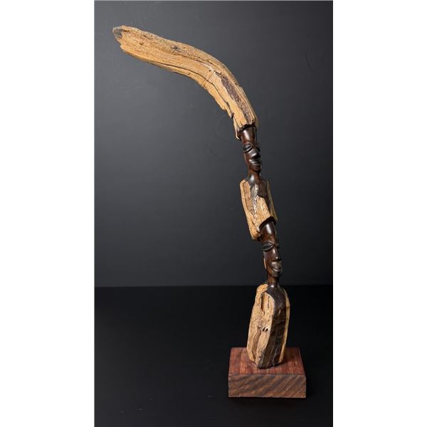 African Wood Carved Sculpture
