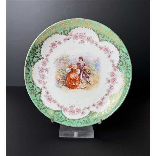 Royal Vienna Friedrich Stahl Fragonard Plate
