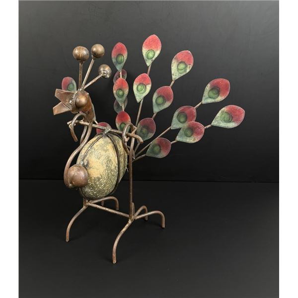 Peacock Rock Body Garden Ornament Statue