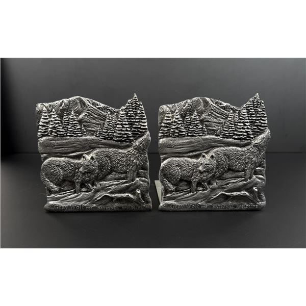 Gray Wolf National Wildlife Federation Bookends