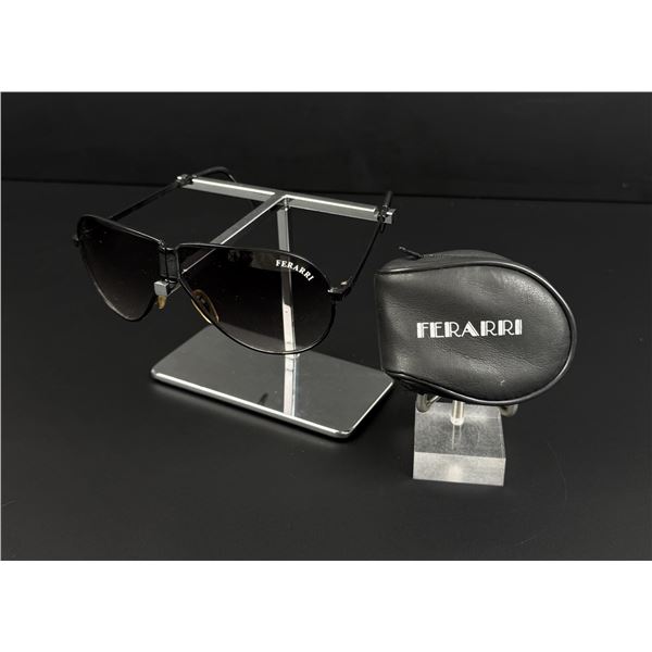 Vintage Ferrari Folding Aviator Sunglasses