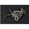 Image 2 : Sterling Silver Garnet Bird Brooch