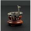 Image 1 : Sterling Silver Peruvian Coin Alpaca Dish
