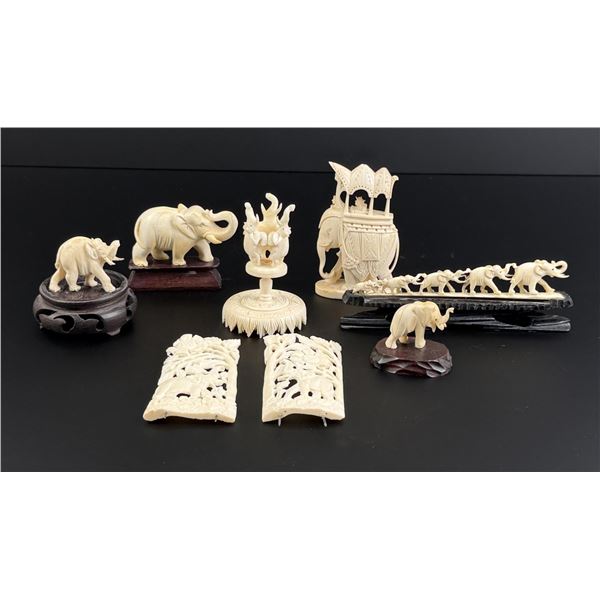 Group of Elephant Carvings Montana Residents Only