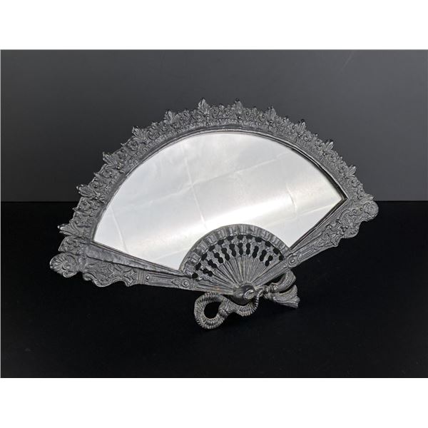 Cast Iron Fan Vanity Mirror