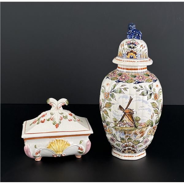 Collection of European Hand Painted Porcelain