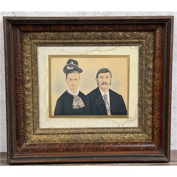 1850s Bagget Bell Texas Family Portrait Painting