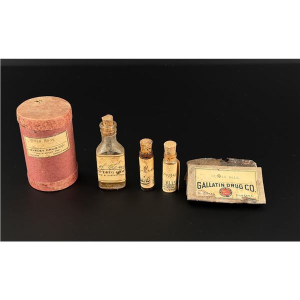 Antique Montana Drug Store Pharmacy Bottles