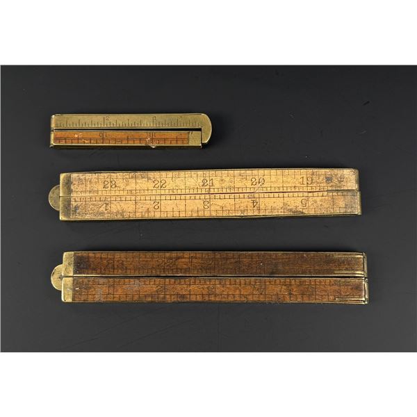 Collection of Stanley Folding Rulers