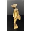 Image 1 : Cast Iron Japanese Garden Geisha Statue