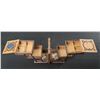 Image 3 : Tramp Art Pyrography Sewing Box