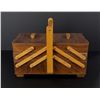 Image 1 : Mid Century Accordion Sewing Storage Box