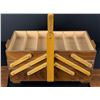 Image 2 : Mid Century Accordion Sewing Storage Box