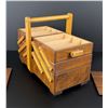 Image 4 : Mid Century Accordion Sewing Storage Box