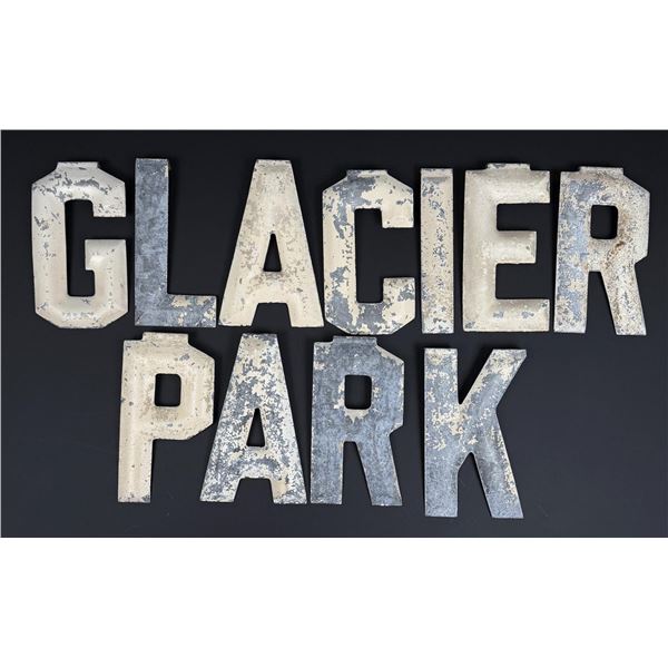 Glacier Park Lodge Advertising Sign Letters