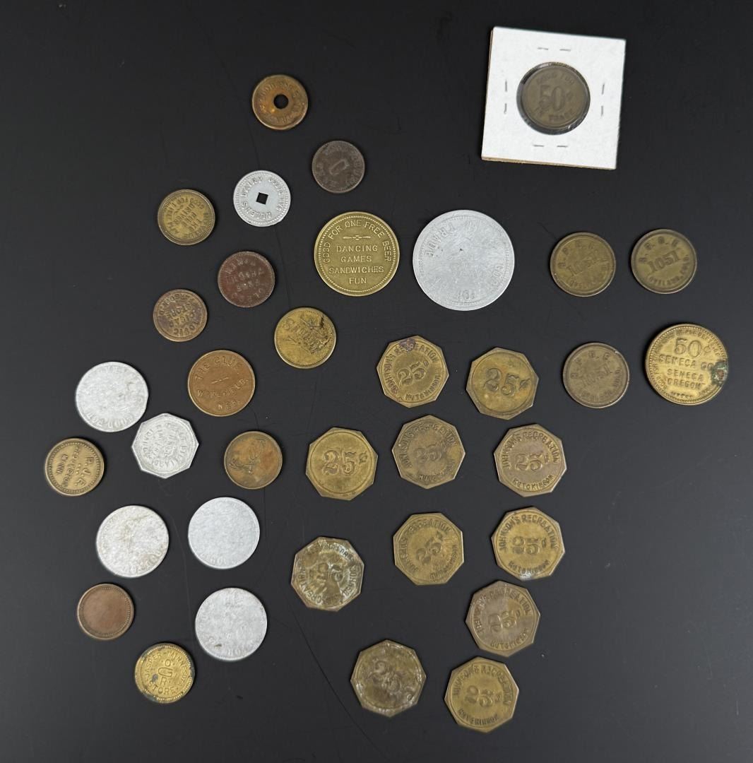 Collection of Trade Tokens
