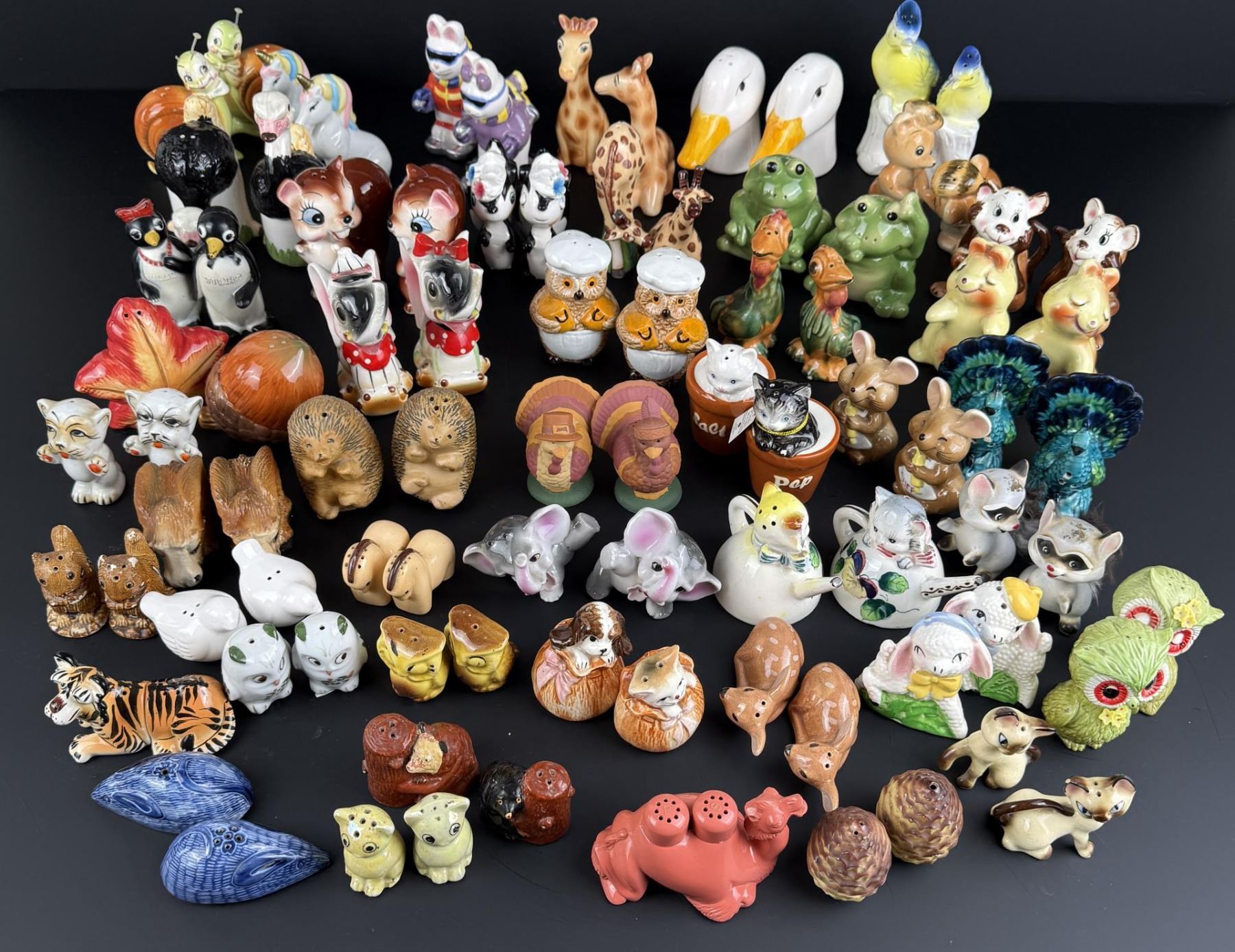 Collection of Animal Salt & Pepper Shakers