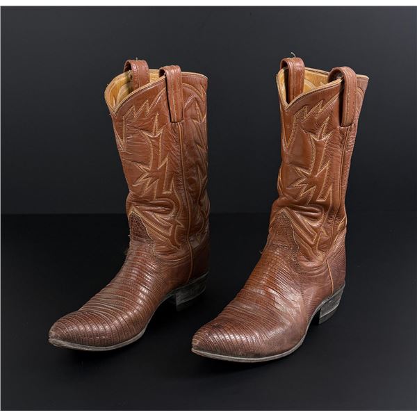 Tony Lama Teju Lizard Cowboy Boots