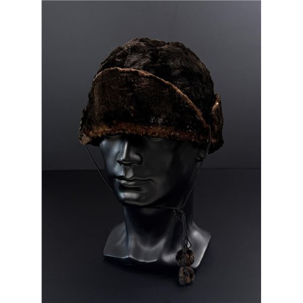 Sheared Beaver Mountain Man Trapper Hat