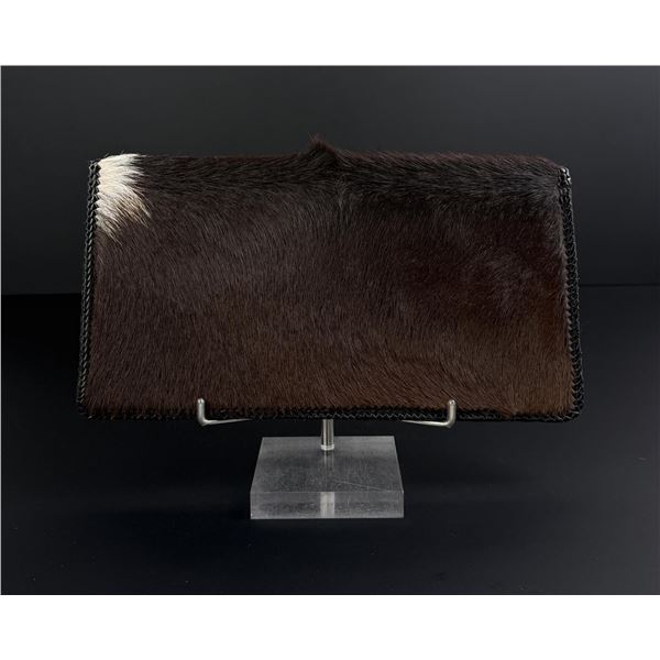 Cowboy Cow Hide Wallet Check Book Cover