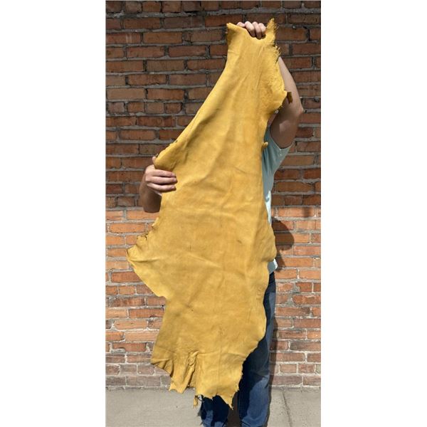 Tanned Leather Montana Elk Hide