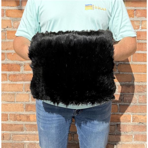 Black Bear Fur Stagecoach Muff