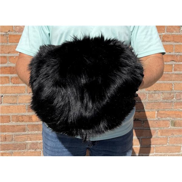 Black Bear Fur Stagecoach Muff