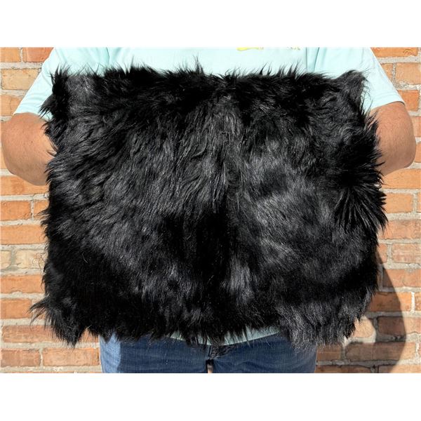 Black Bear Fur Stagecoach Muff