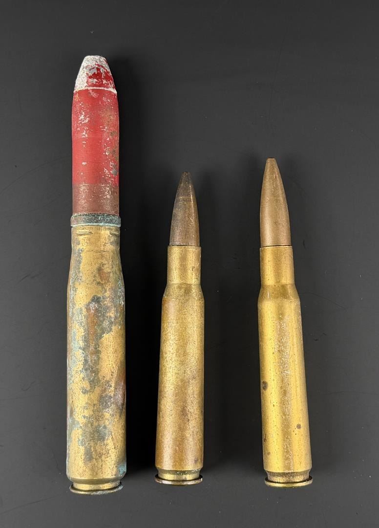 Group of Inert Military Shells Cartridges
