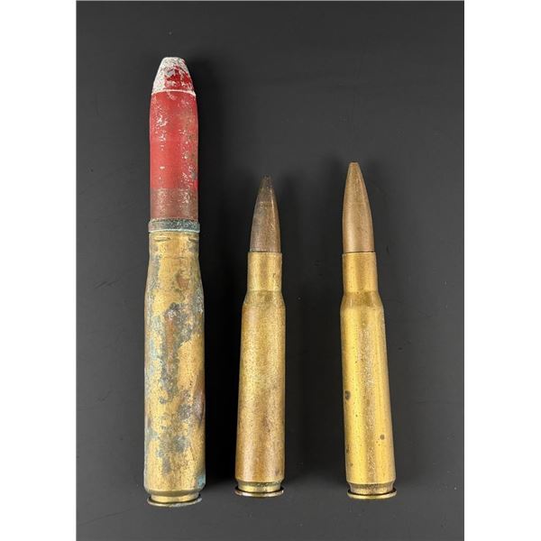 Group of Inert Military Shells Cartridges