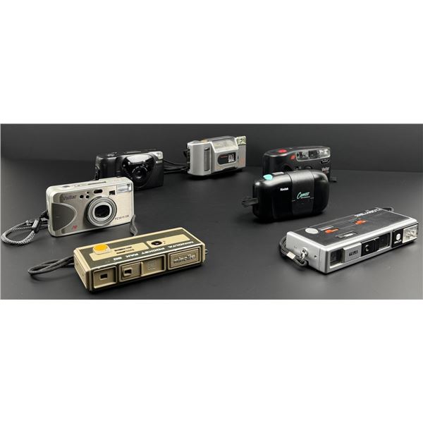 Collection of Vintage Point and Shoot Cameras