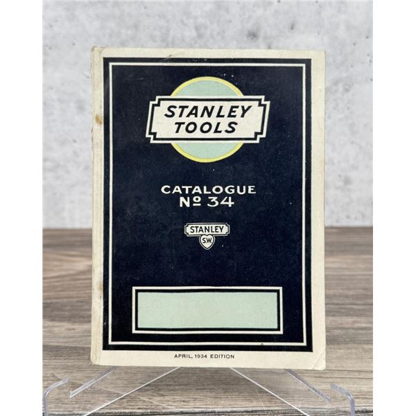 Stanley Tools Catalog No 34 Sweetheart