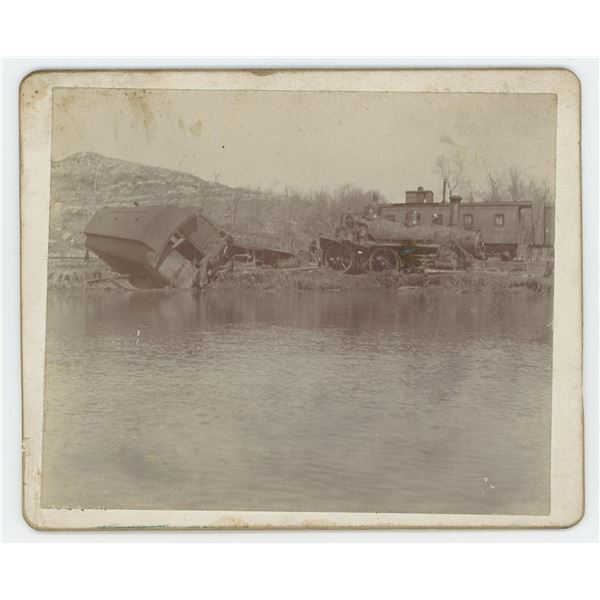 Rock Island Pacific Railway Train Wreck Photo